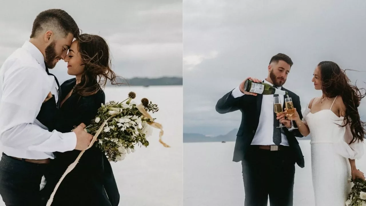Bonneville Salt Flats Elopement