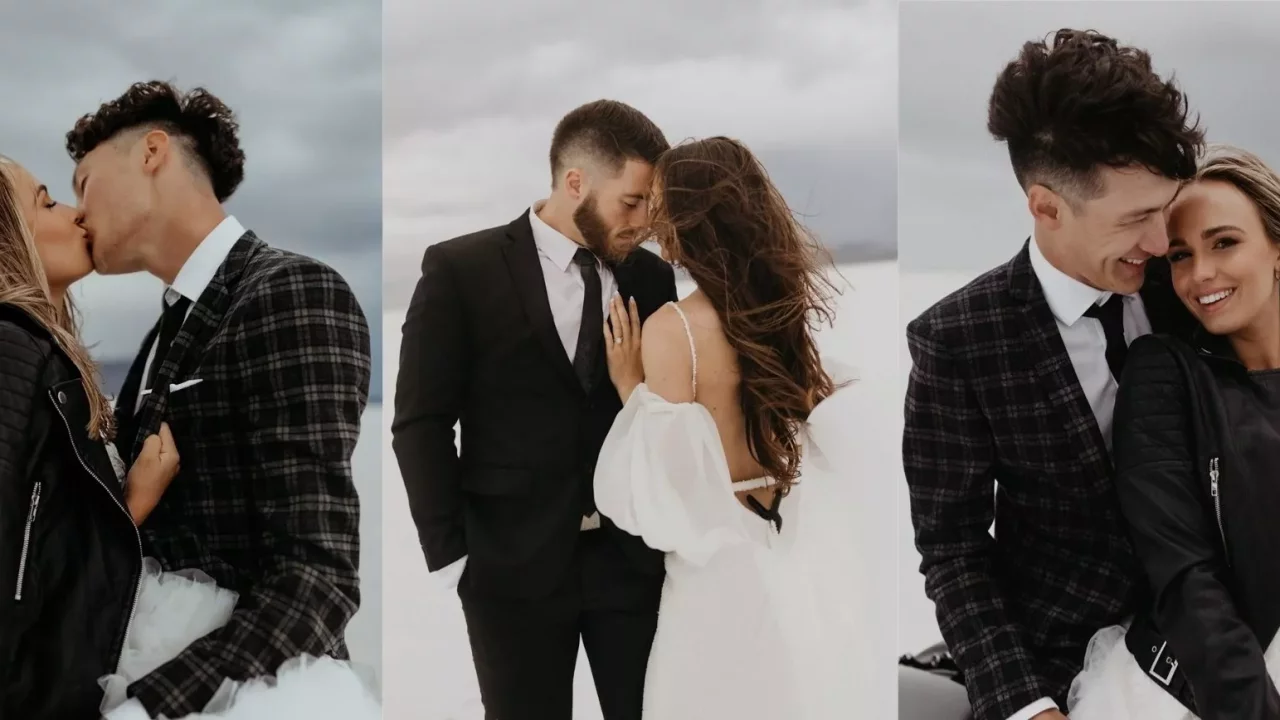 Epic Bonneville Salt Flats Elopement