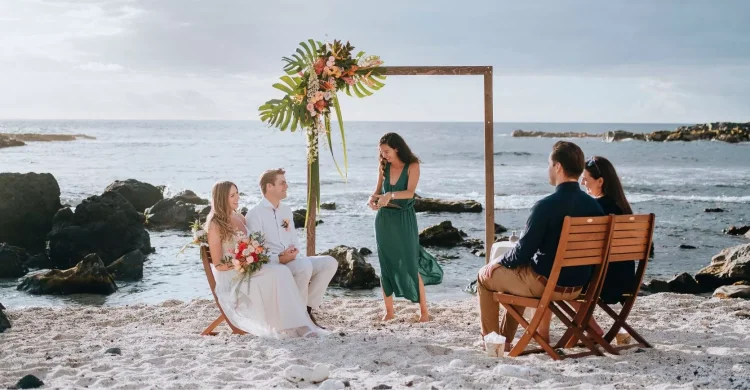Beach Elopement Wedding by the Indian Ocean