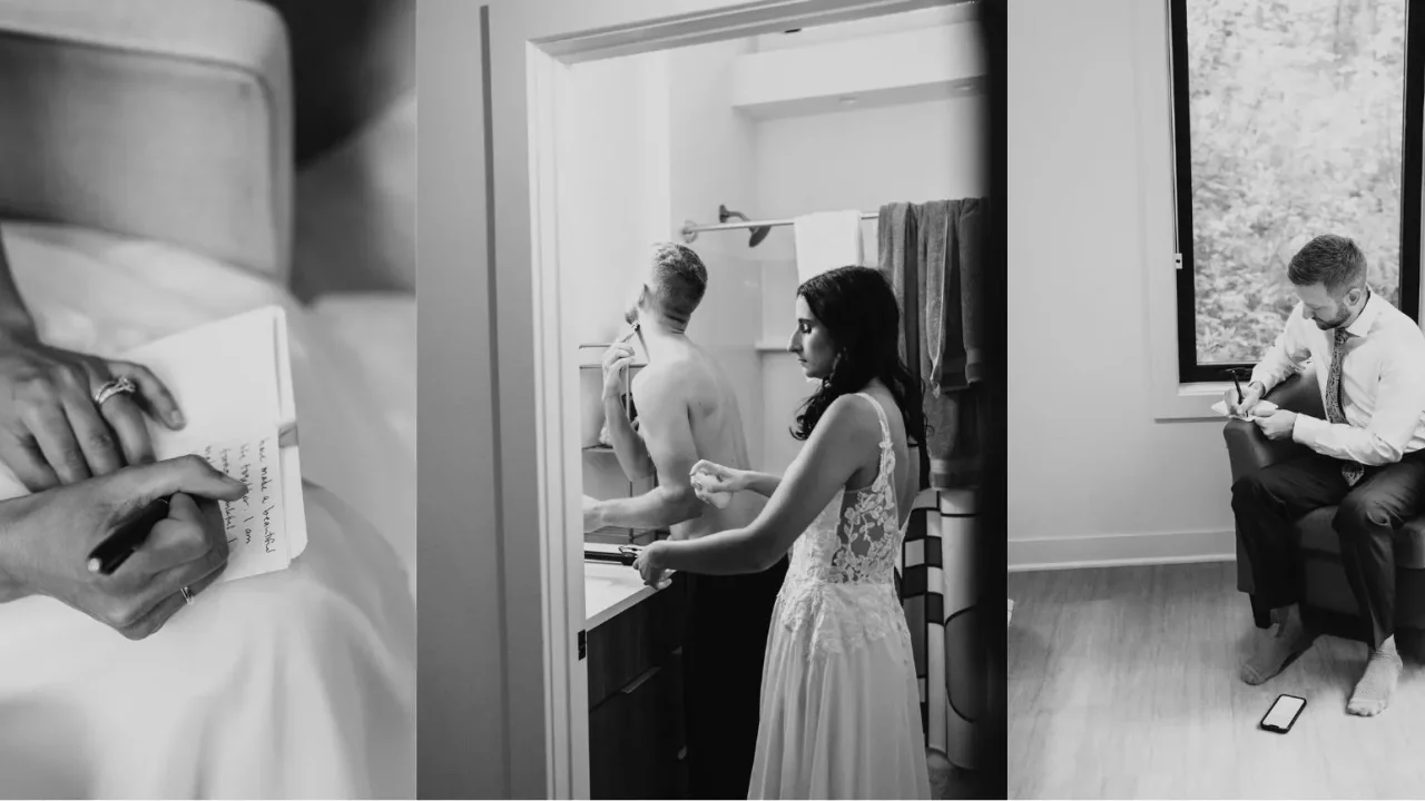 Wisconsin Elopement Writing Vows