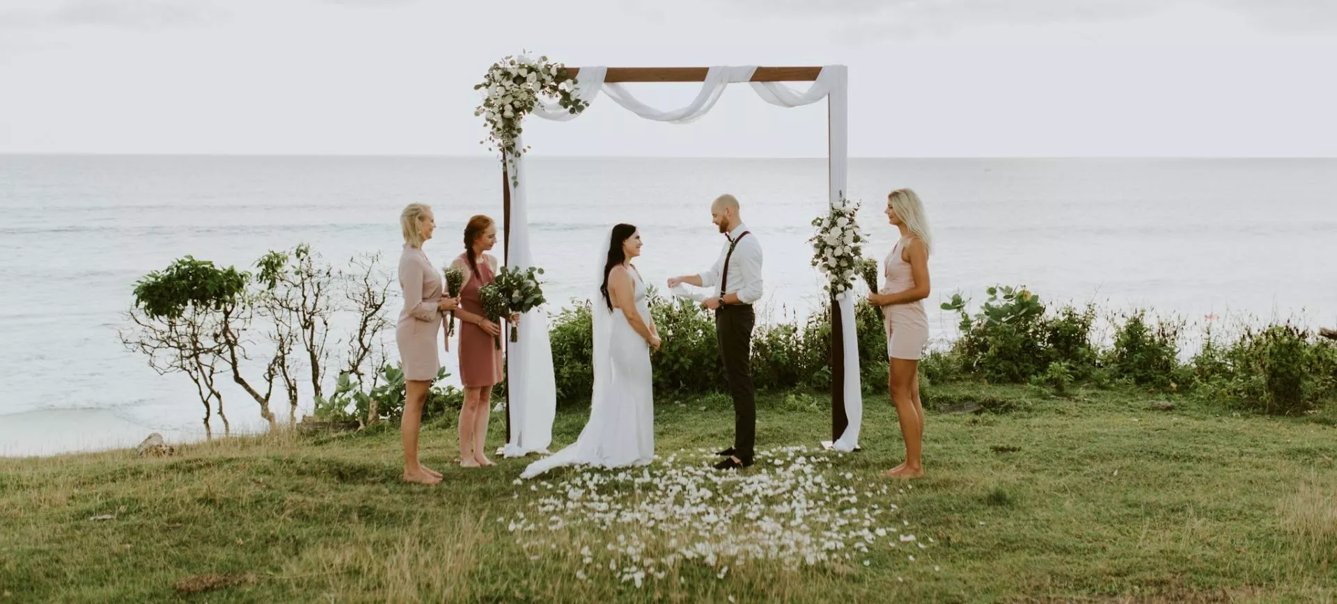 Bali Elopement - Beachside ceremony and Sunset Photoshoot