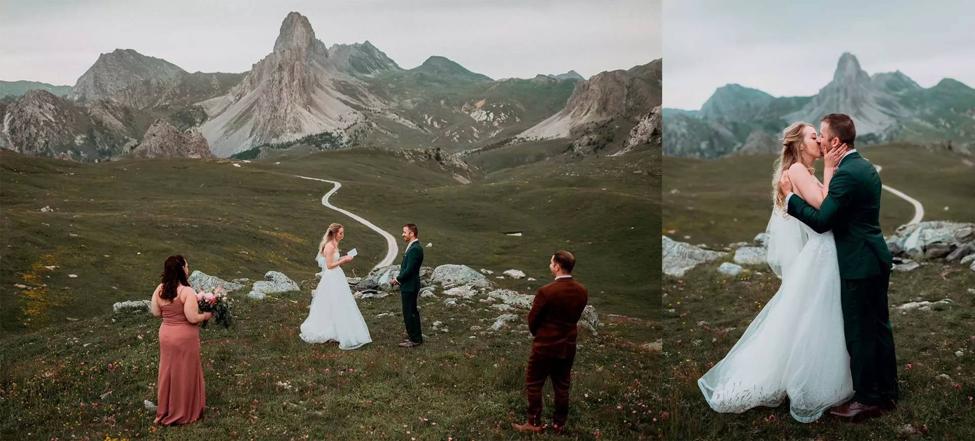 Overnight Elopement Wedding in Italy | All-inclusive Alps Wedding Package