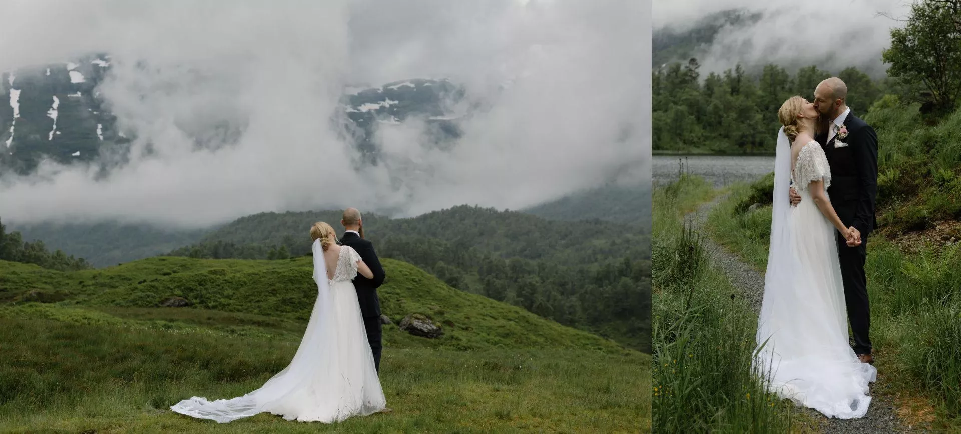 Emotional Elopement in Norway - Intimate Ceremony in Nature
