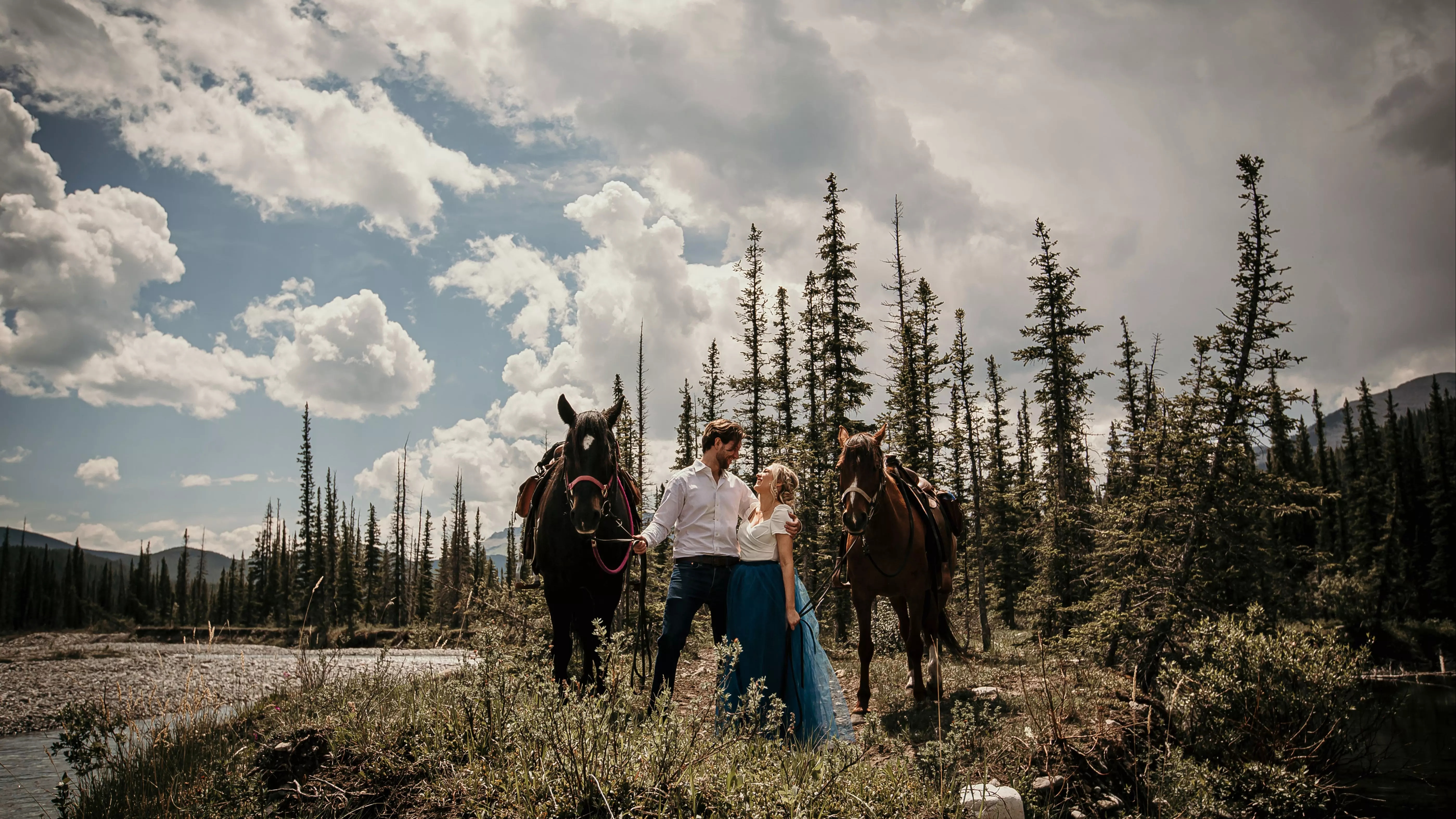 Get Married in Alberta | Kananaskis Wedding with Horses