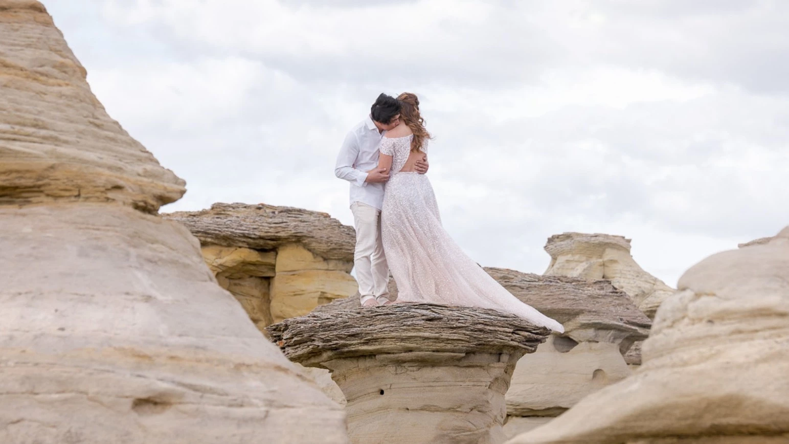 Elope in Alberta | Get married in Writing-on-Stone Park