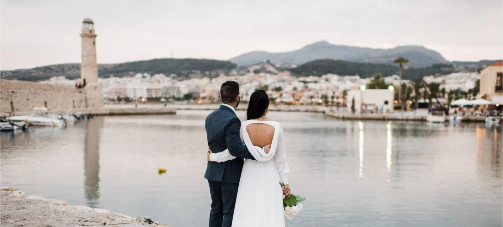 Crete Elopement Package | Get married in Greece with Boat Ride & Dinner