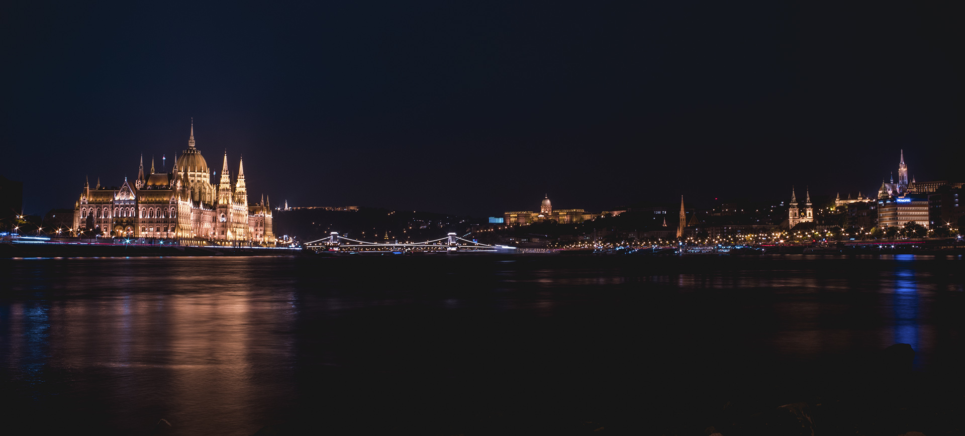 European City Elopement - romantic river view in Budapest