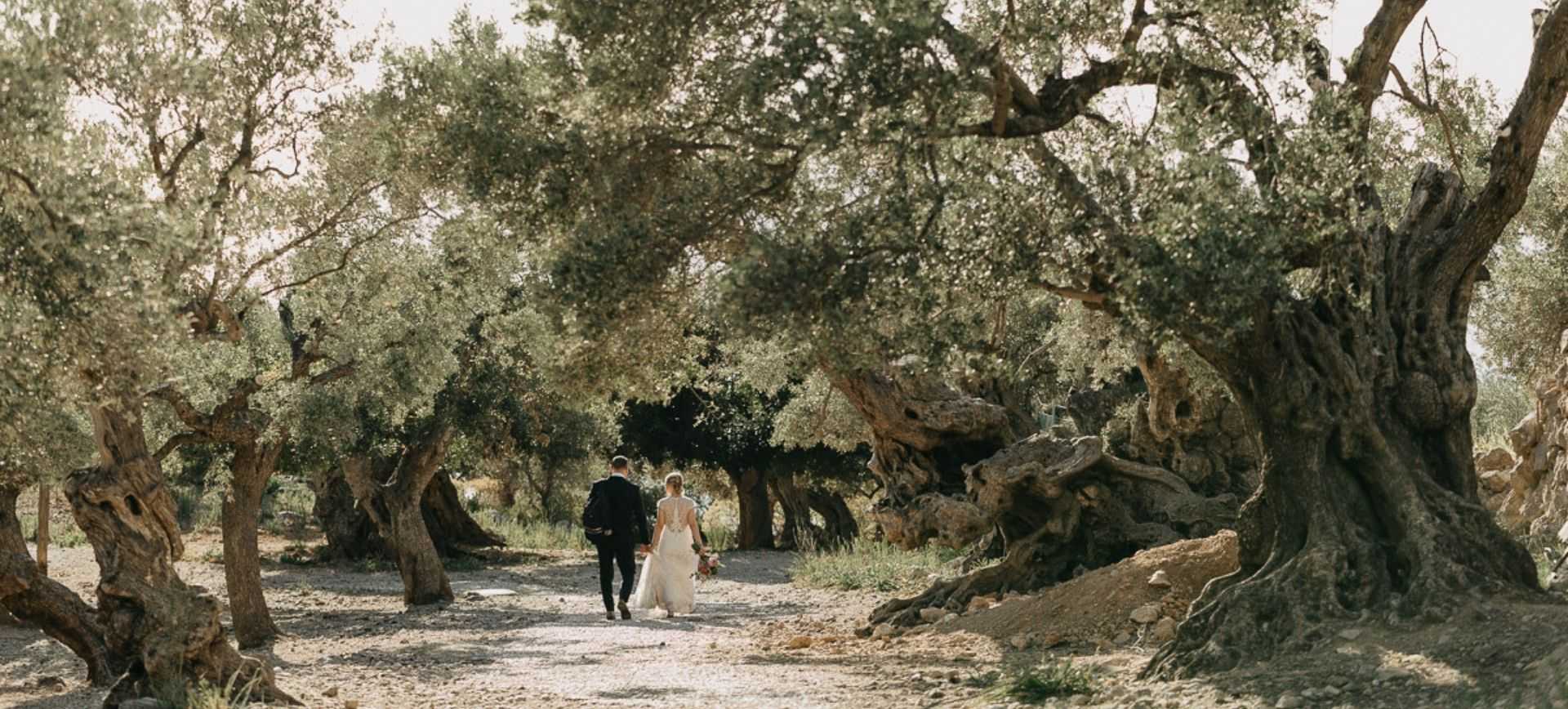 Mallorca wedding package - eloping couple in old olive garden