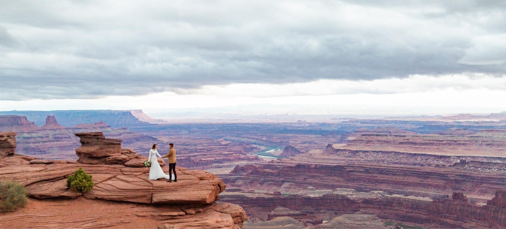 sunrise to sunset adventure elopement in moab - full day adventure wedding