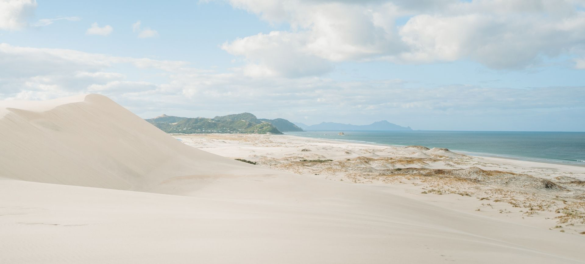 new zealand beach wedding location - sand dunes