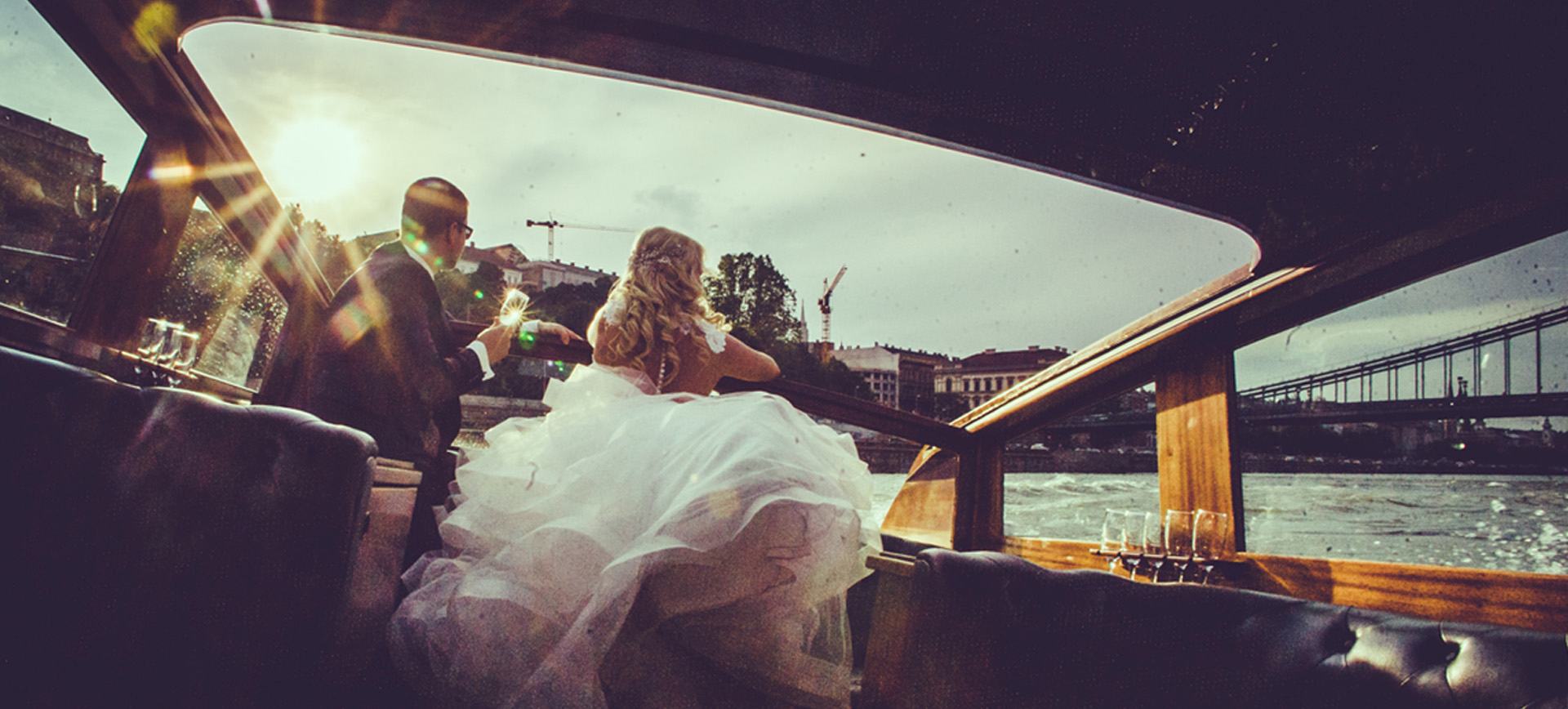 budapest wedding boat ride + sightseeing - europe city elopement package