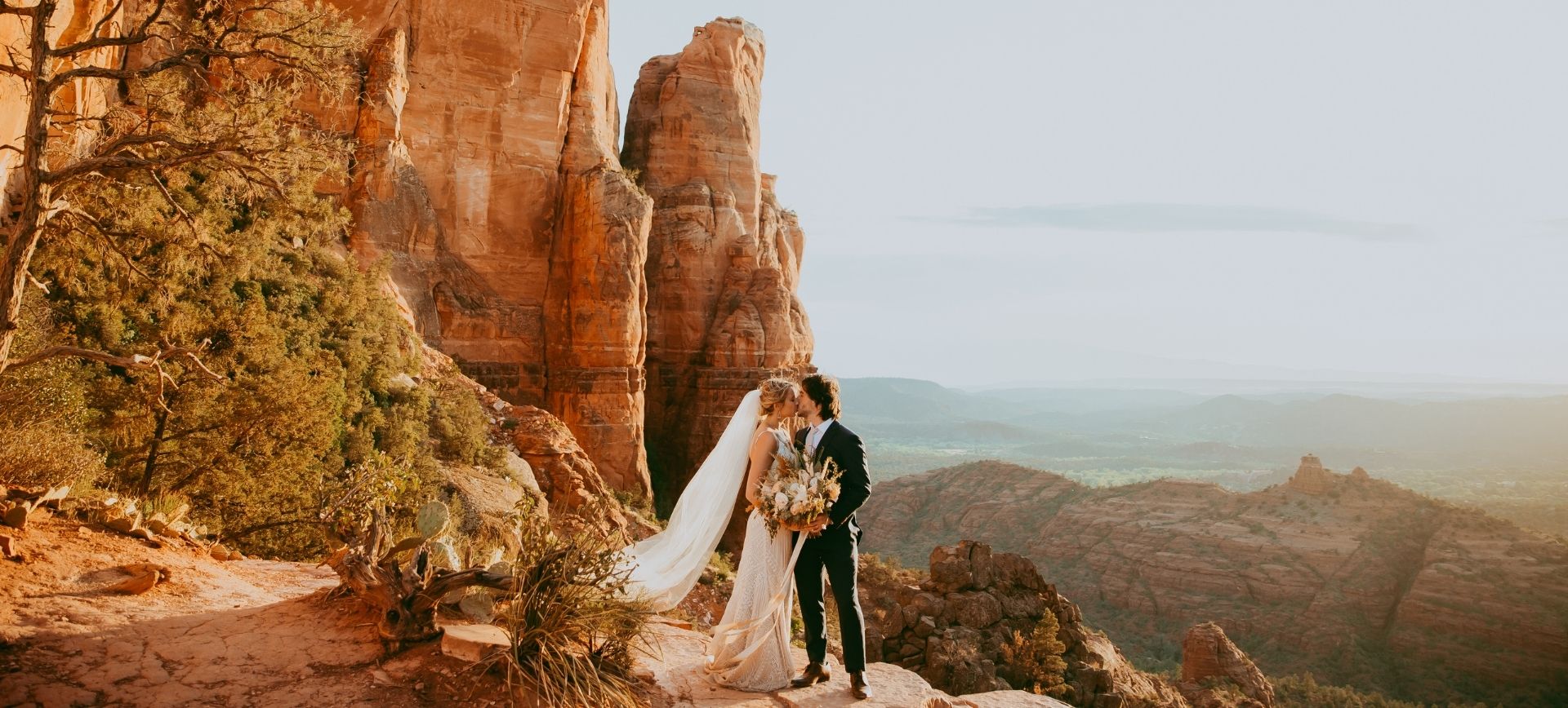 sedona elopement at cathedral rock - arizona wedding package