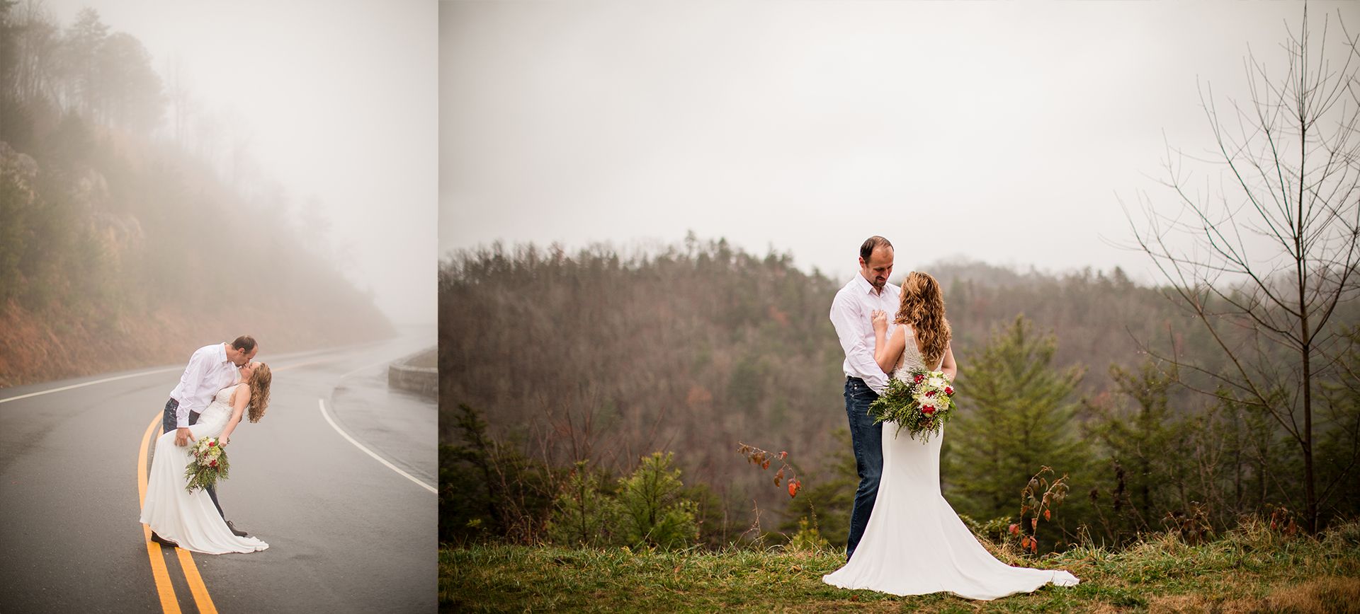 foothills parkway wedding in the smoky mountains