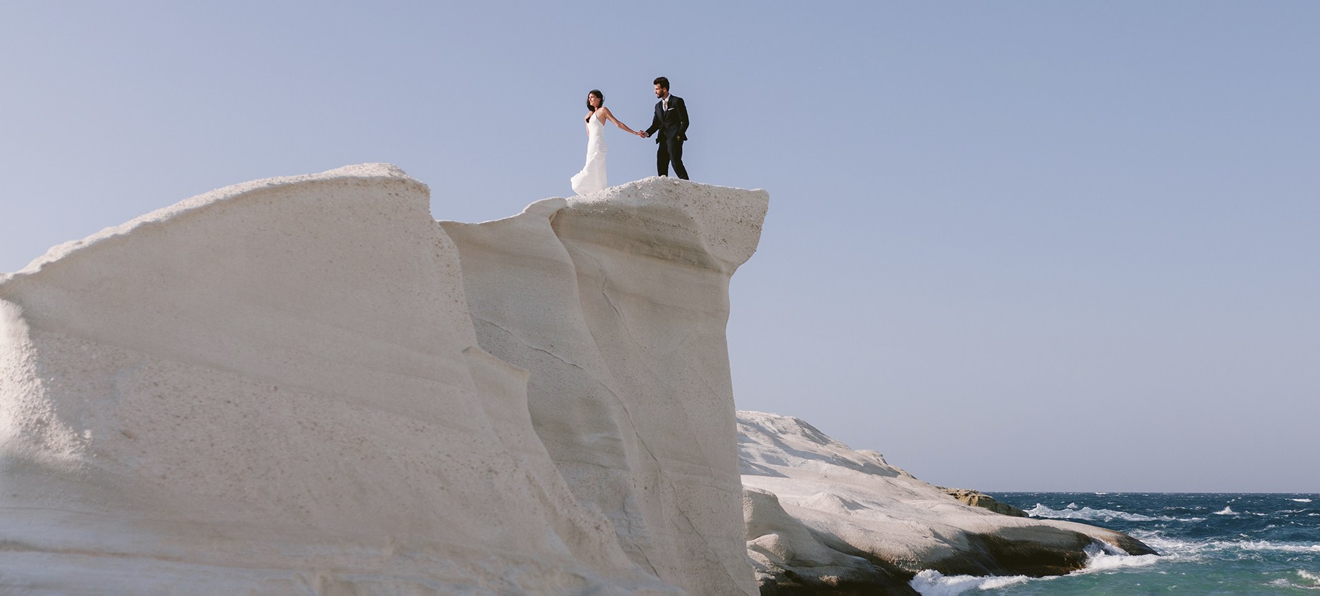 elopement wedding in greece - milos island wedding