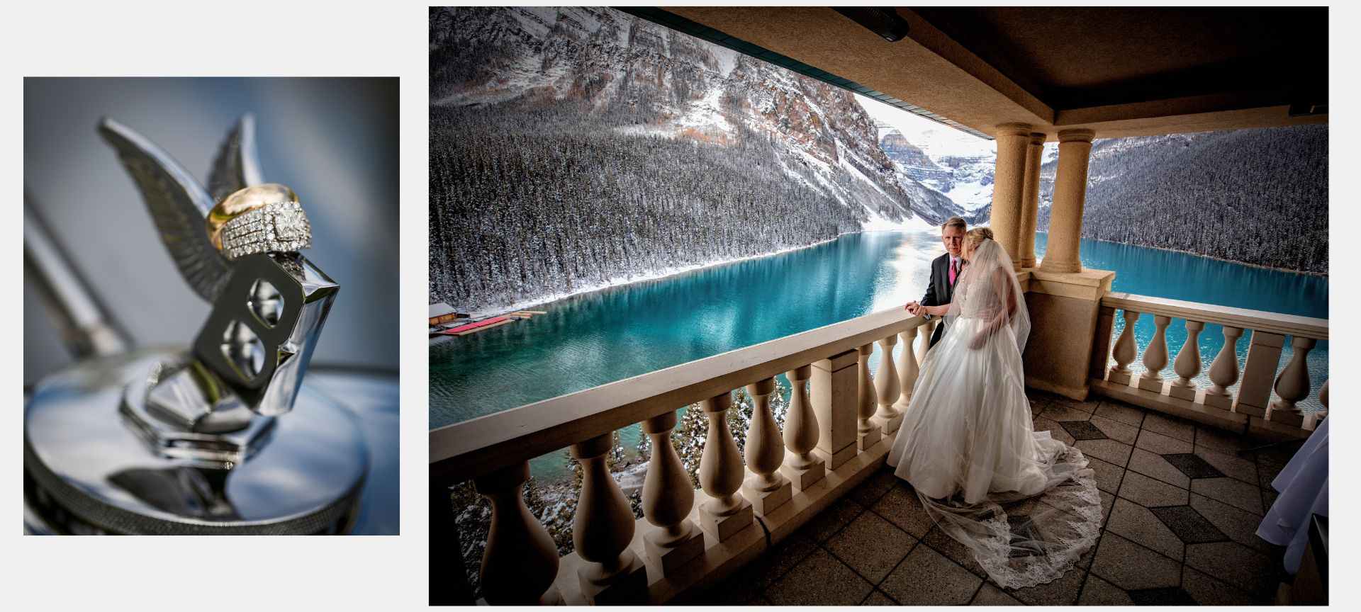 lake louise elopement wedding in canada