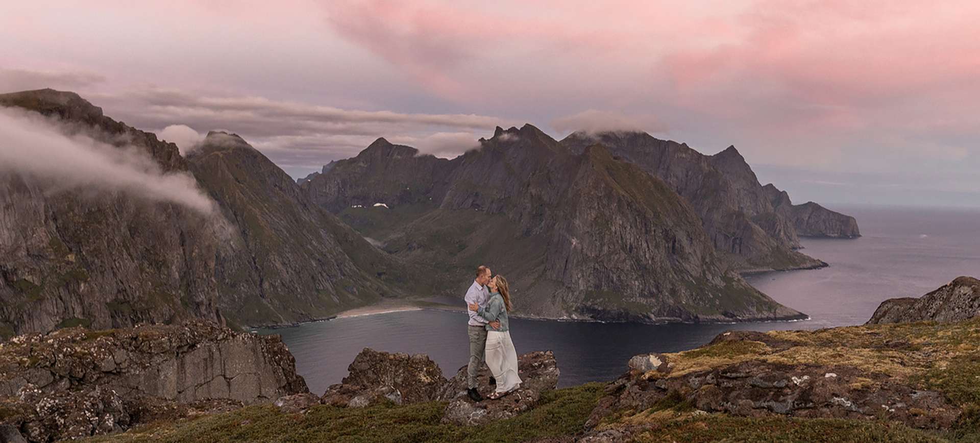 lofoten island elopement wedding in norway, europe