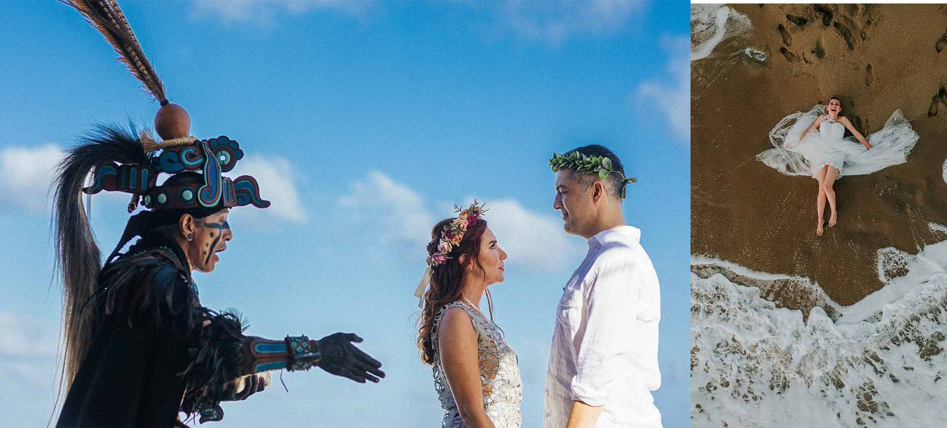 tulum elopement ceremony mexico adventure wedding