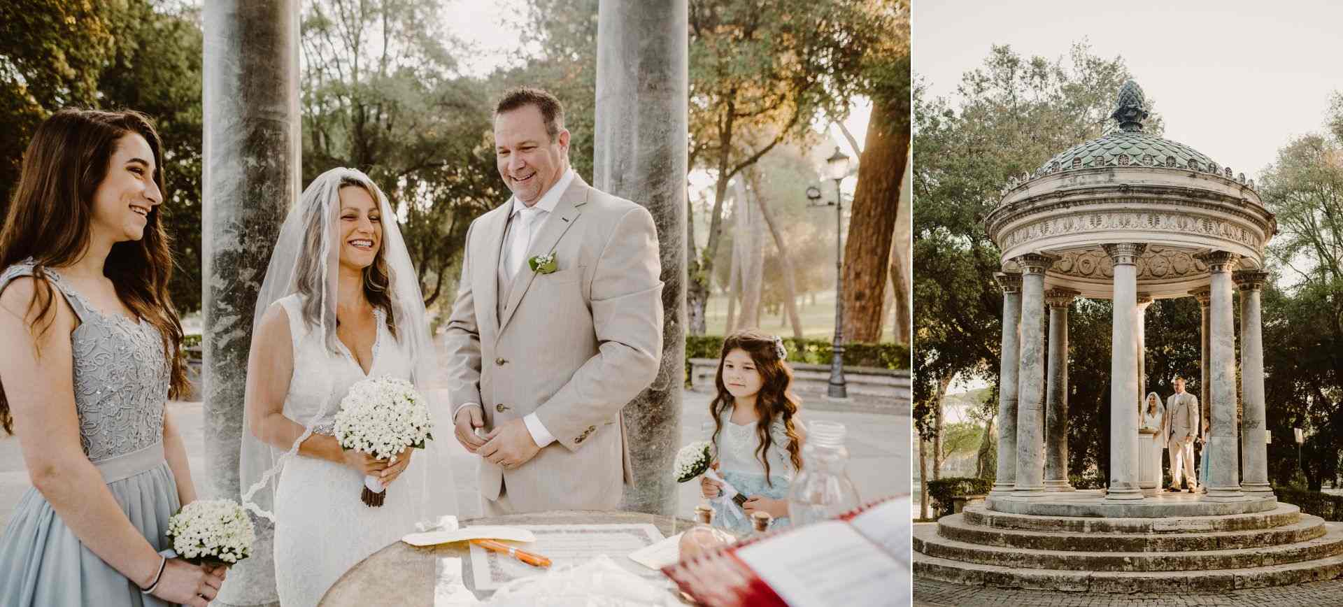 italy vow renewal - rome elopement package