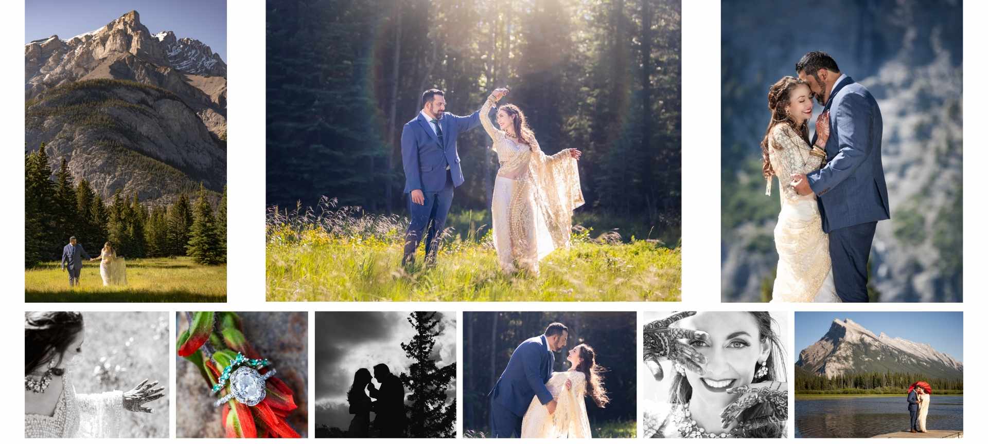 banff elopement package in canada - rocky mountains wedding