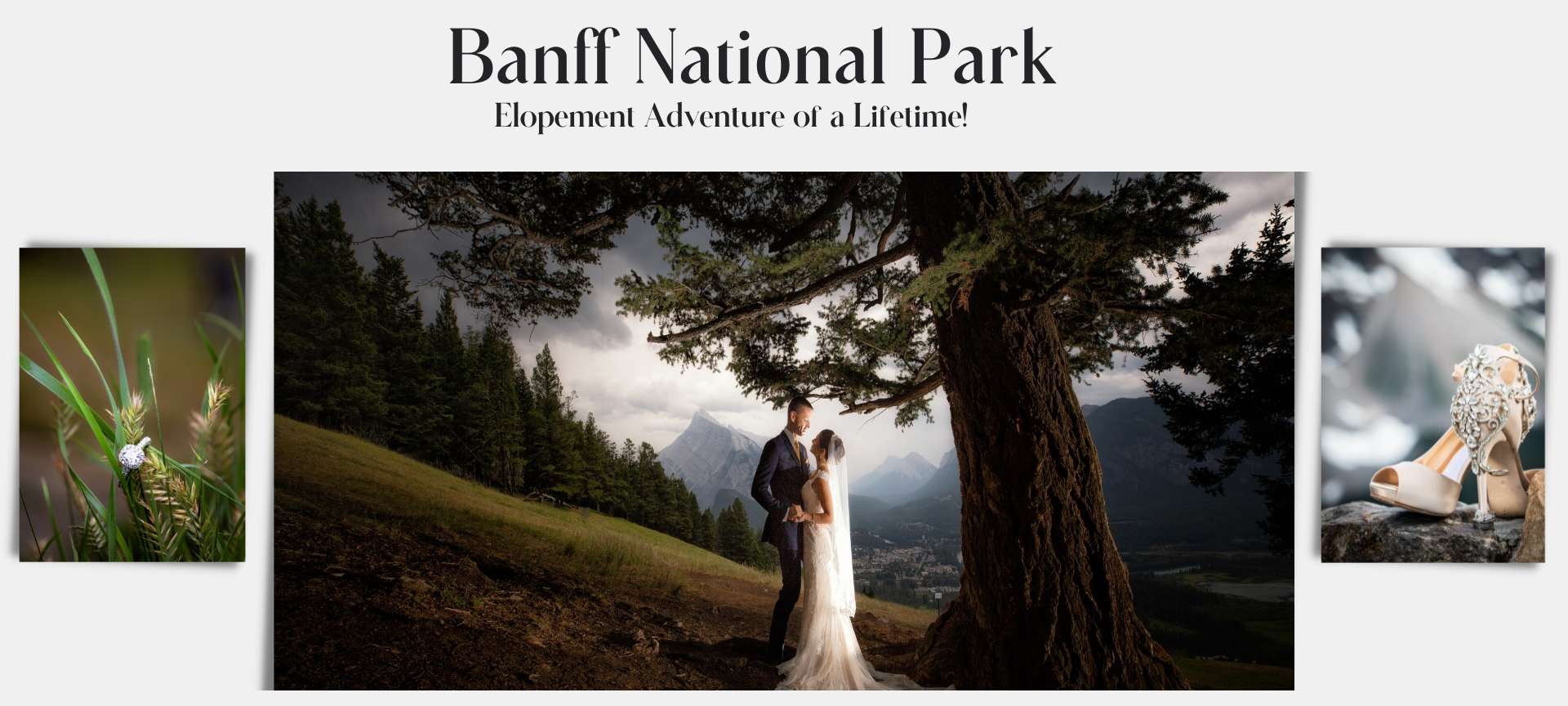 banff elopement - rocky mountains wedding in canada