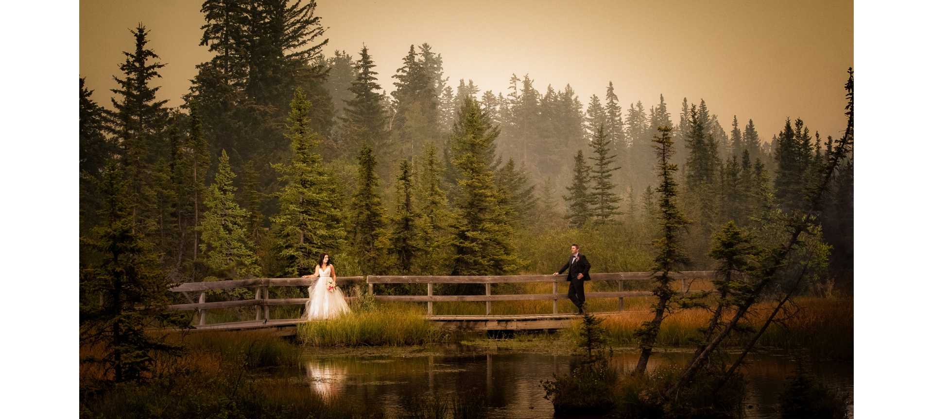 banff elopement wedding - canadian rocky mountains wedding