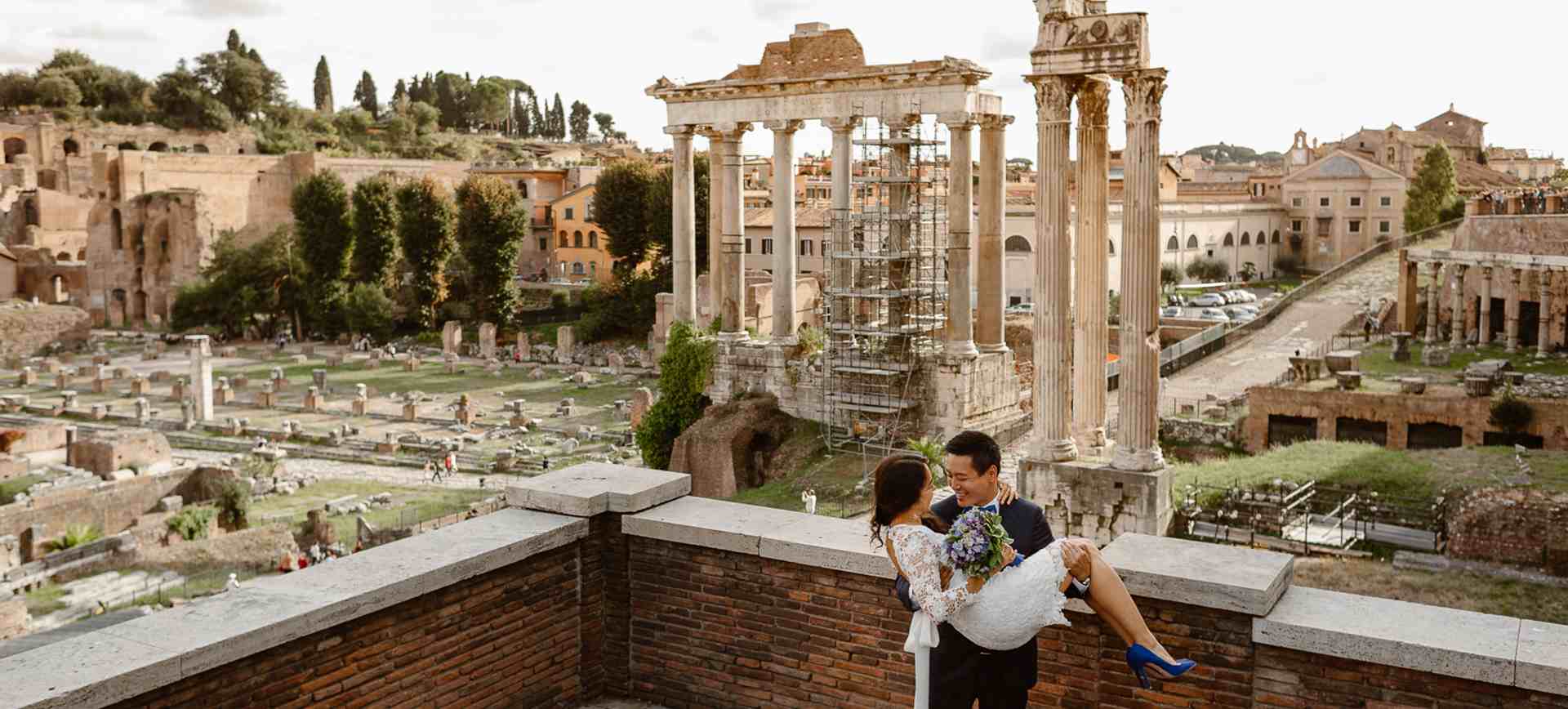 europe vow renewal in italy - rome elopement