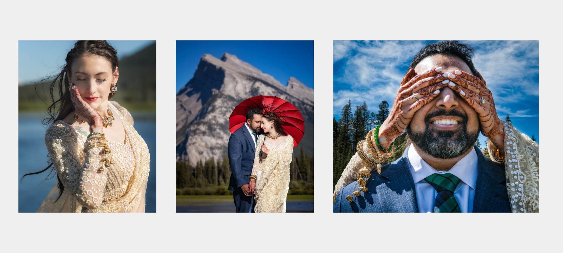 rocky mountains wedding portraits in canda - banff elopement