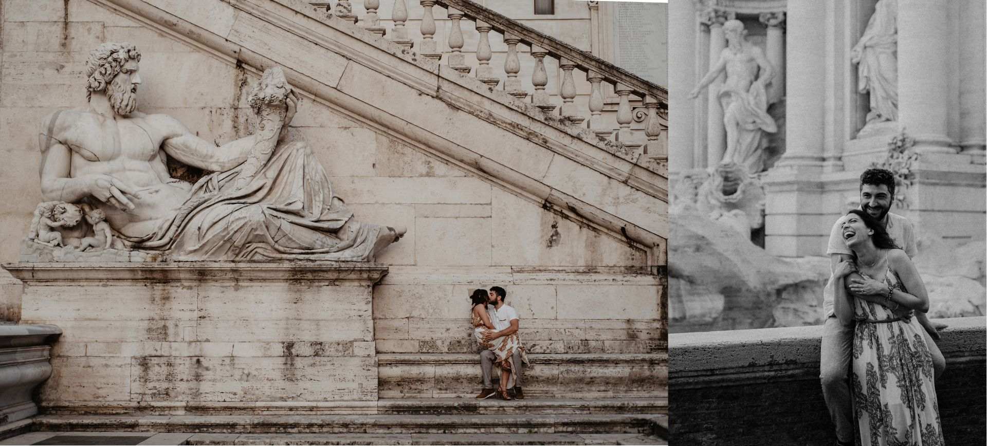 anniversary couple photoshoot in rome italy