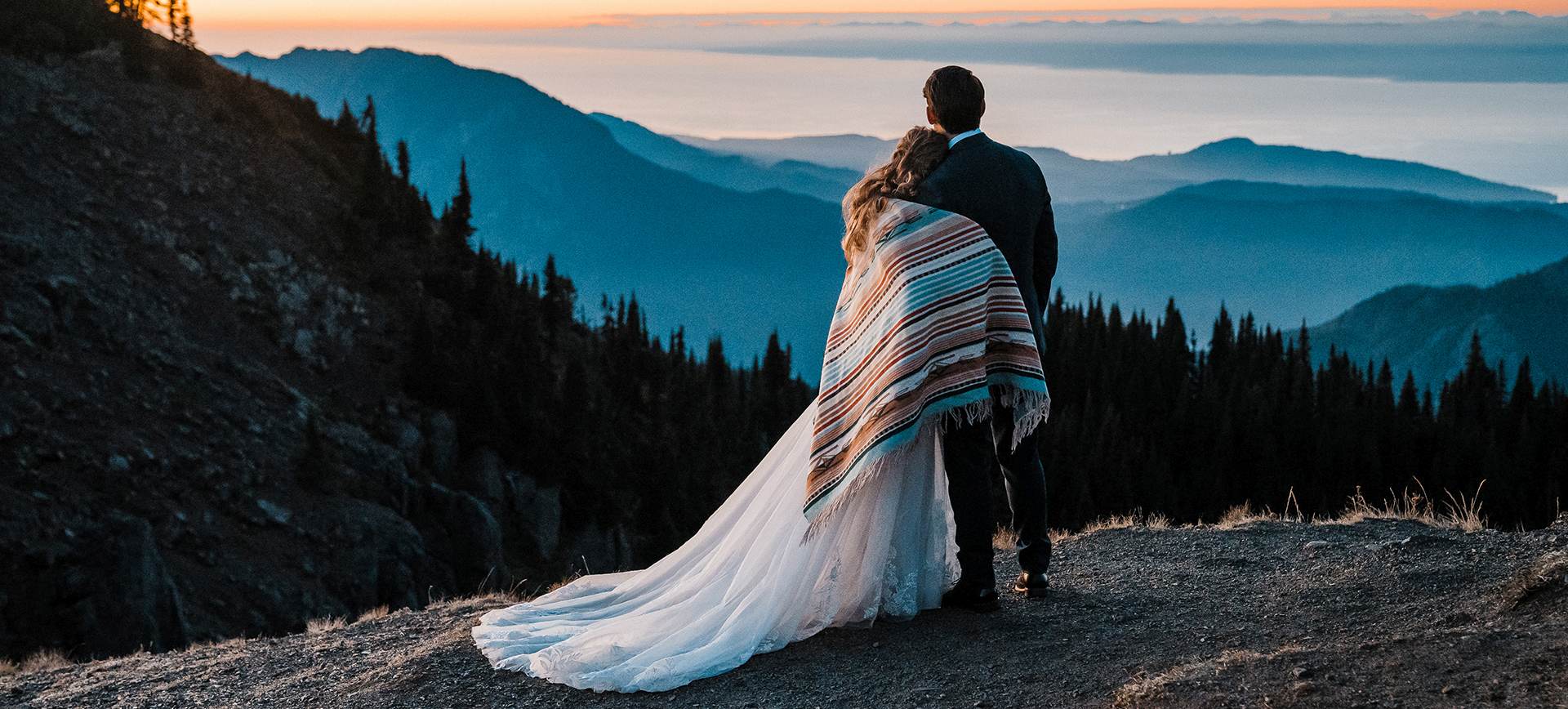 olympic national park elopement washington adventure wedding