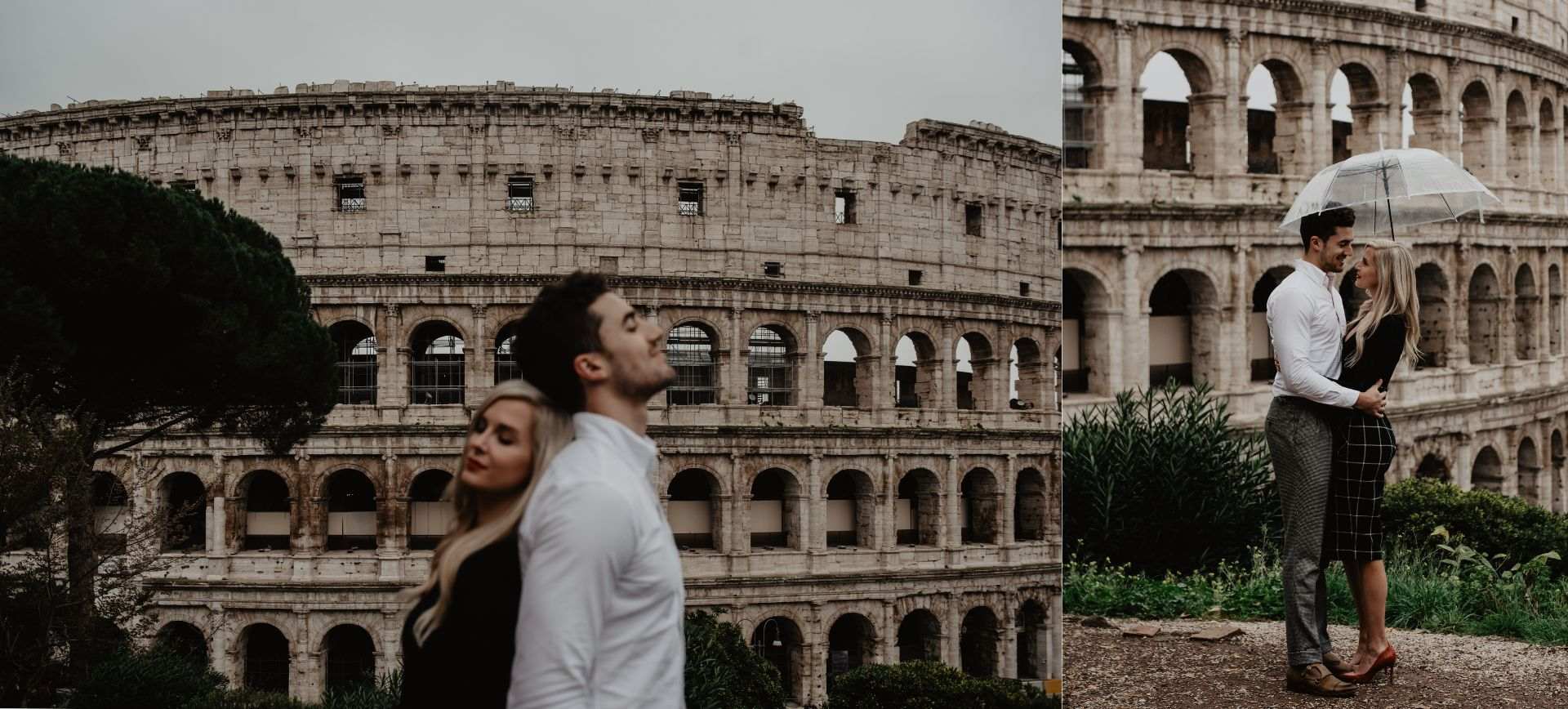rome couple photoshoot in italy engagement photos