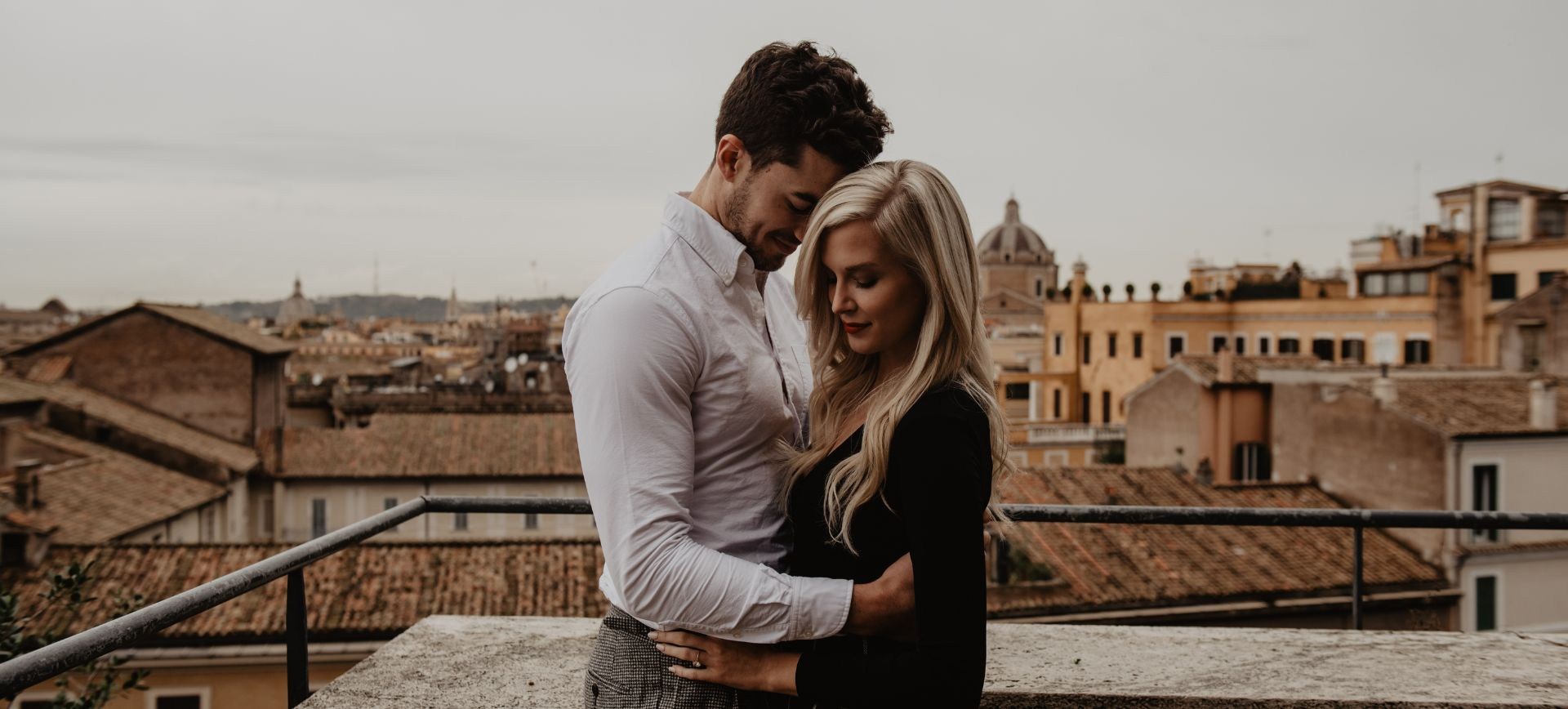 rome engagement photos in italy couple photoshoot