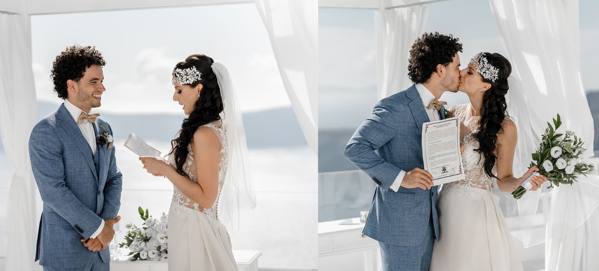 santorini greece wedding venue planning photography package