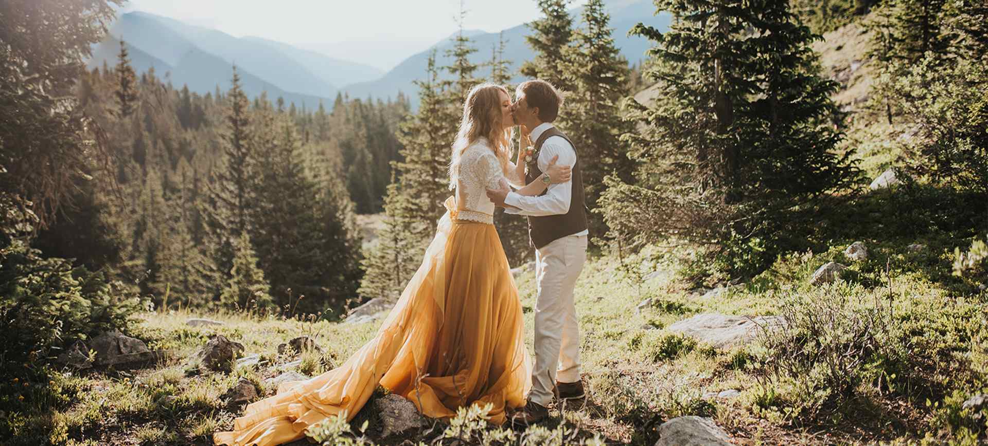 colorado adventure wedding elopement at alpine lake