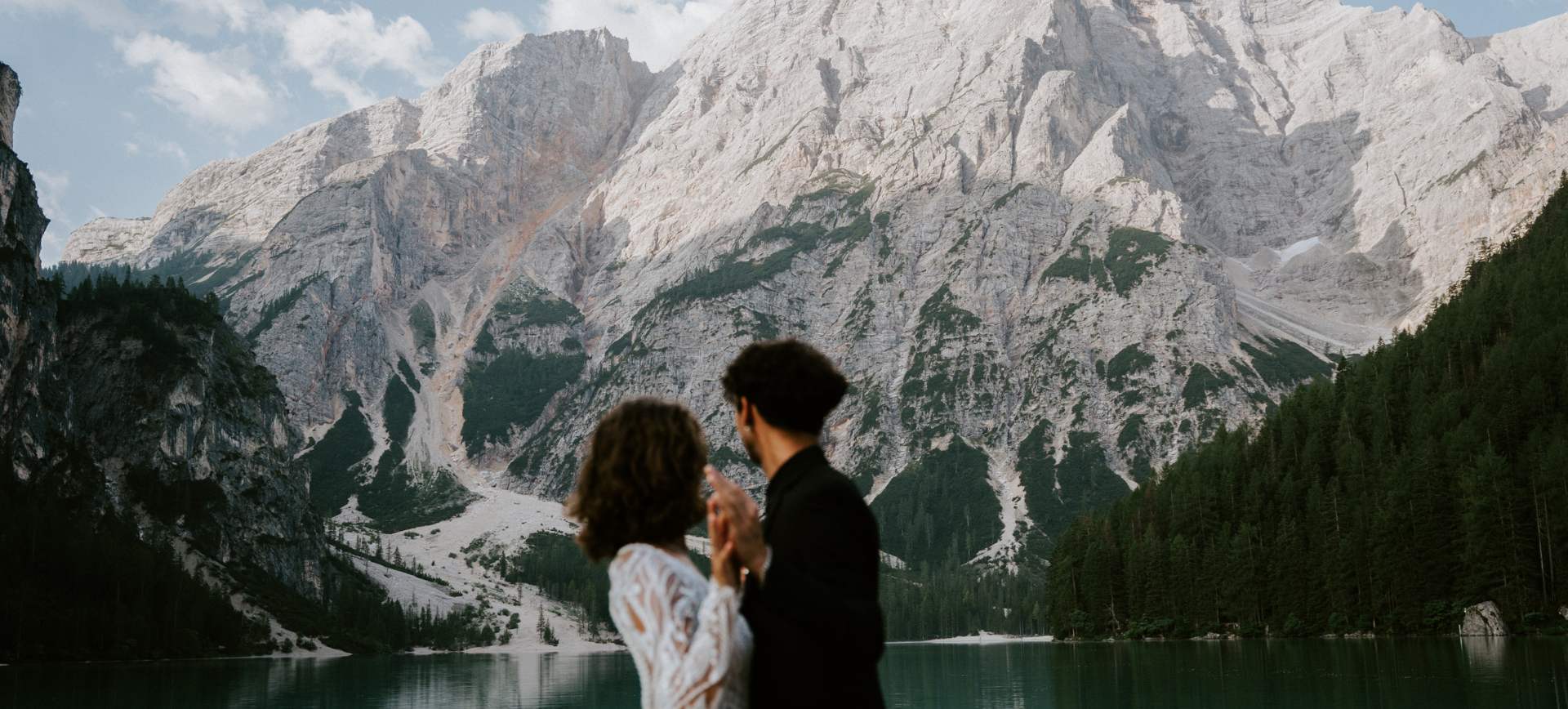 Dolomites Wedding at Lago di Braies Italy