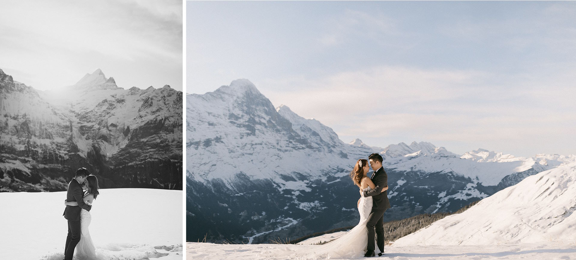 Swiss Alps Elopement Wedding Adventure in Switzerland