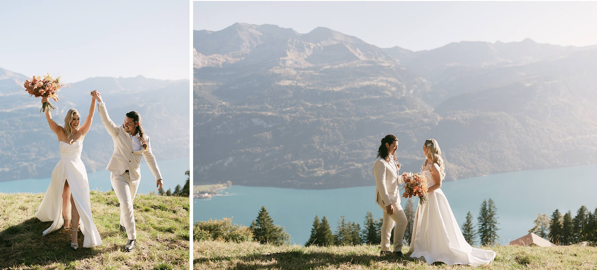 Swiss Alps Elopement Wedding Ceremony