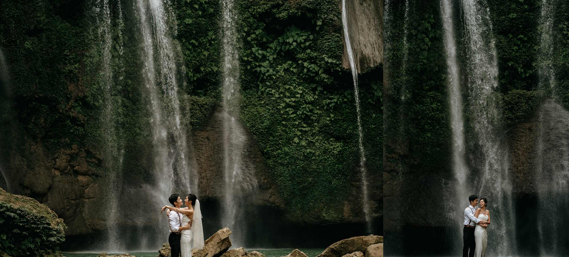 Vietnam Waterfall Elopement Wedding Adventure