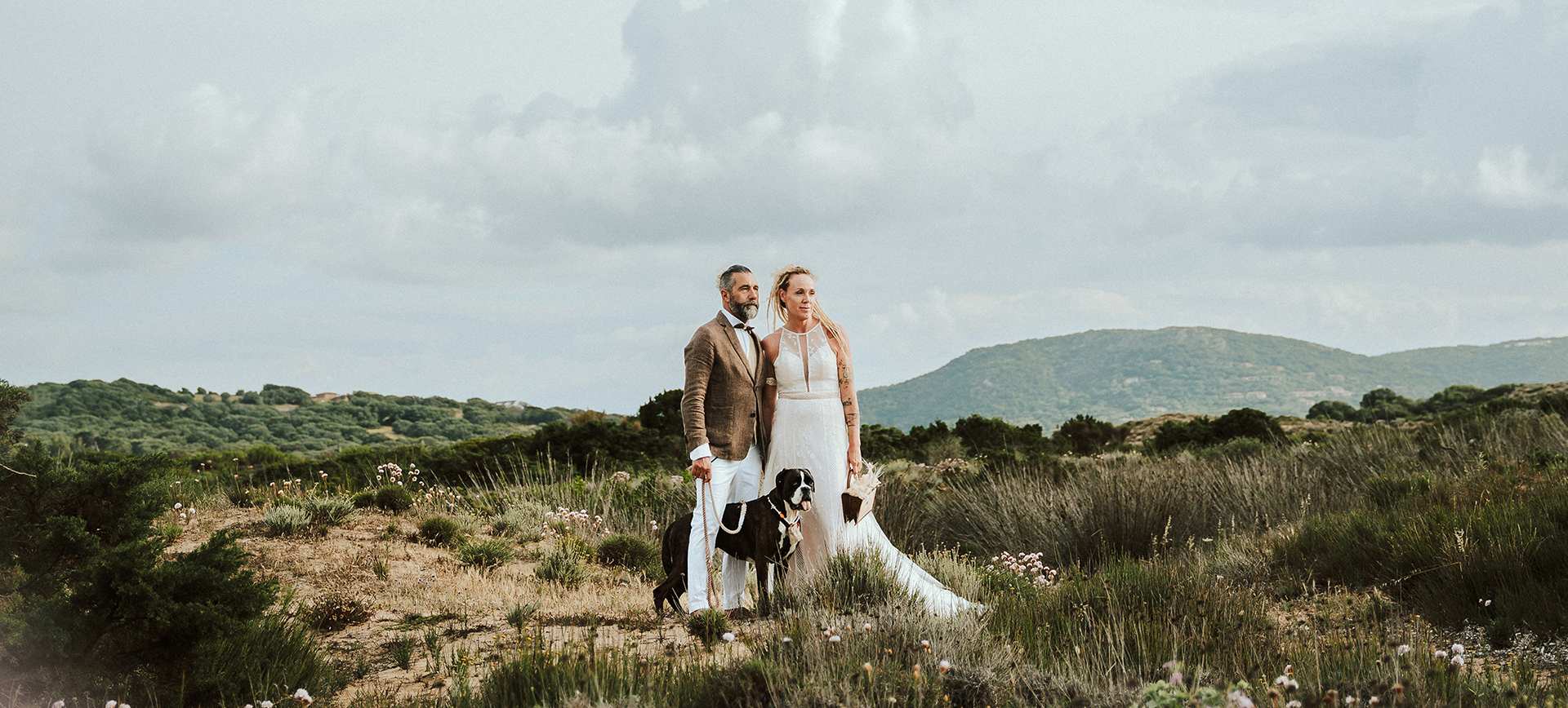 Meadows and Hills Elopement in Sardinia