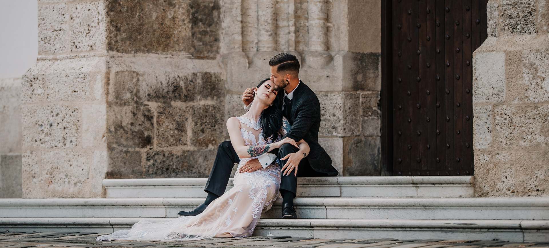 Urban after wedding photoshoot in Croatia